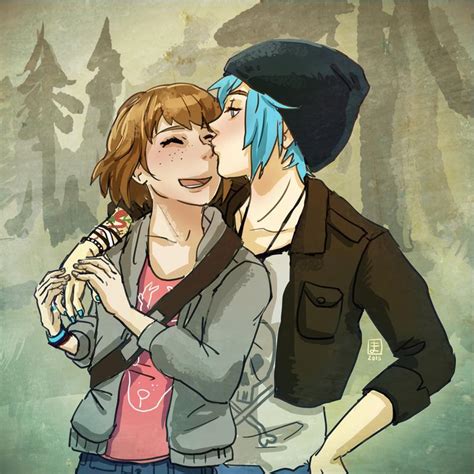 romance chloe life is strange|Life Is Strange kiss chloe.